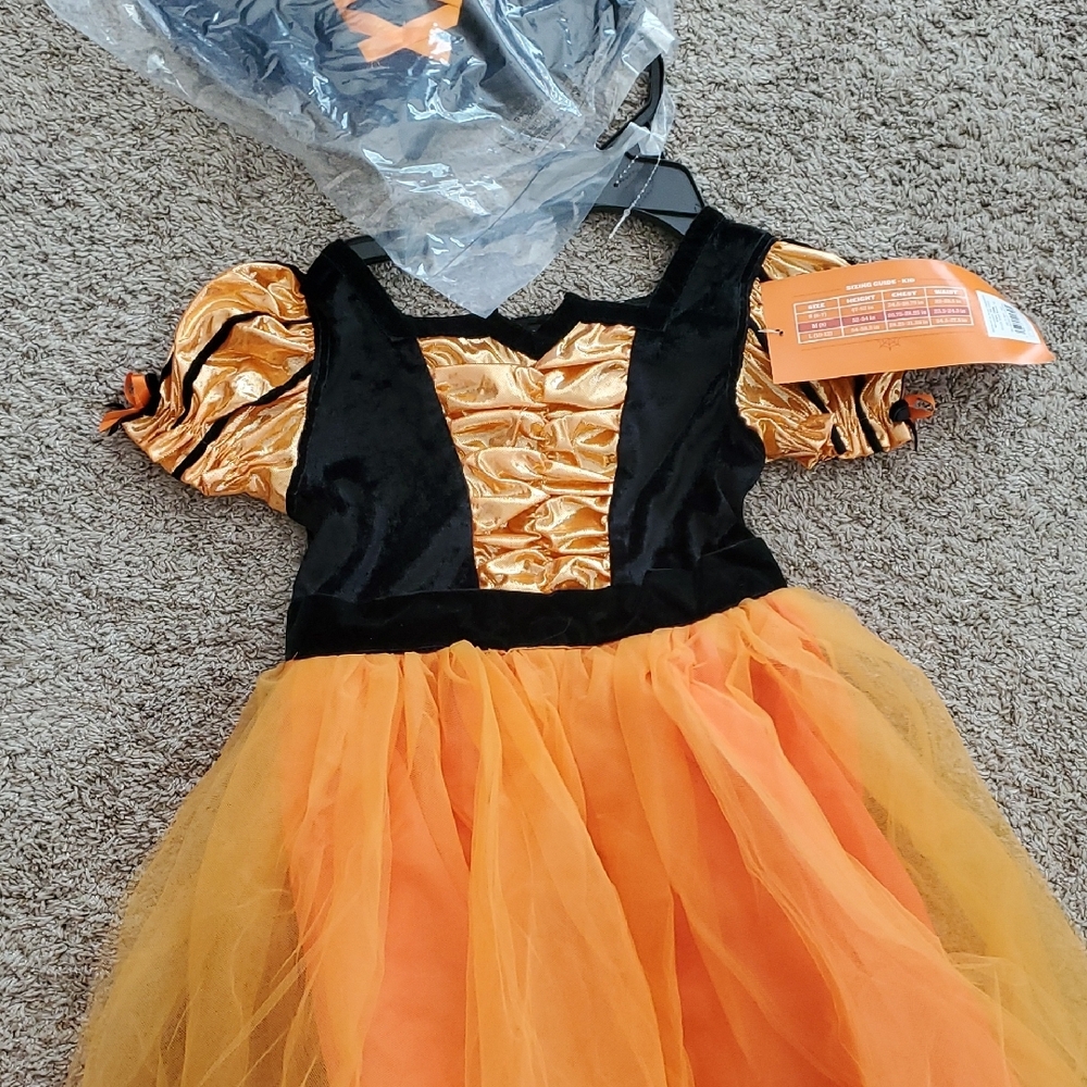 🆕️GIRLS WITCH HALLOWEEN COSTUME 🧡🖤 - Picture 4 of 8